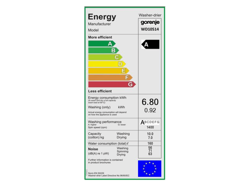Gorenje WD10514 Mosó- és szárítógép