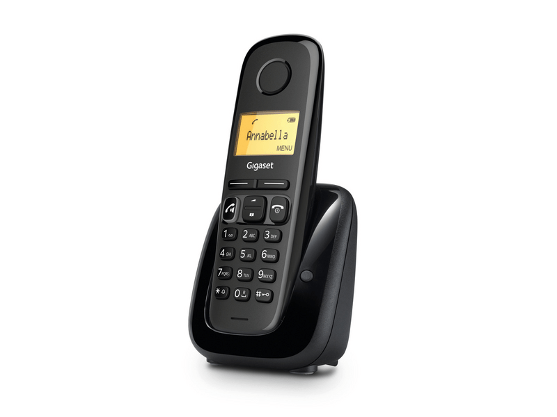 Gigaset A280 DECT Telefon, fekete