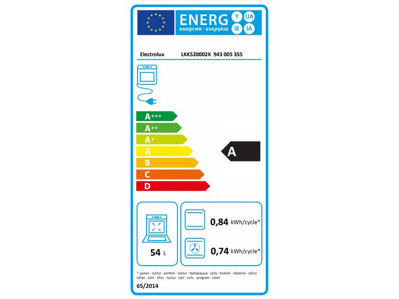 Electrolux LKK520002X Kombinált tűzhely