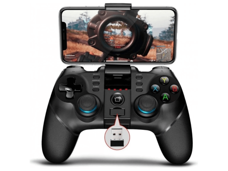 iPega PG-9156 Bluetooth Gamepad, Fortnite PUBG vezérlő, fekete