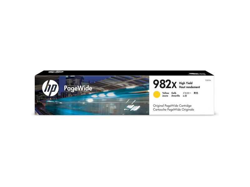 HP T0B29A (982X) PageWide Tintapatron, sárga