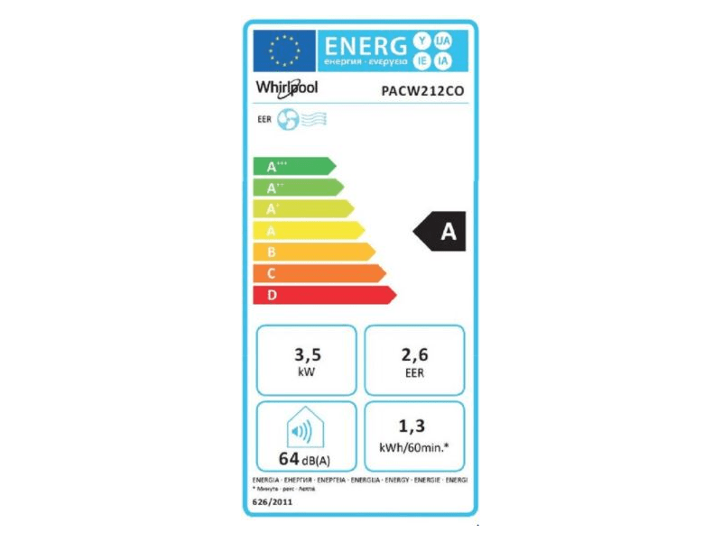 Whirlpool PACW212CO Mobil klíma