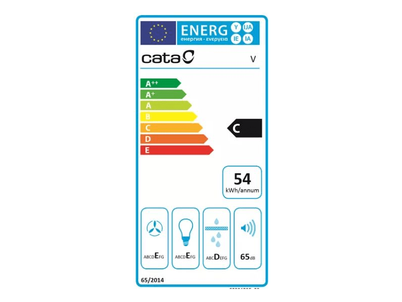 Cata V600X/L+SZ Kürtős páraelszívó + BK-150 ECO Bekötő szett