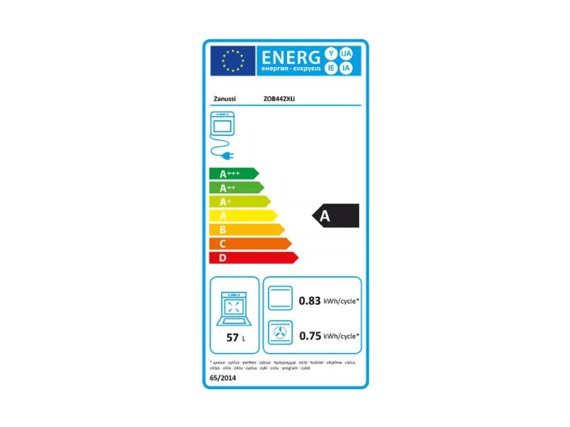 ZANUSSI ZOB442XU Beépíthető multifunkciós sütő