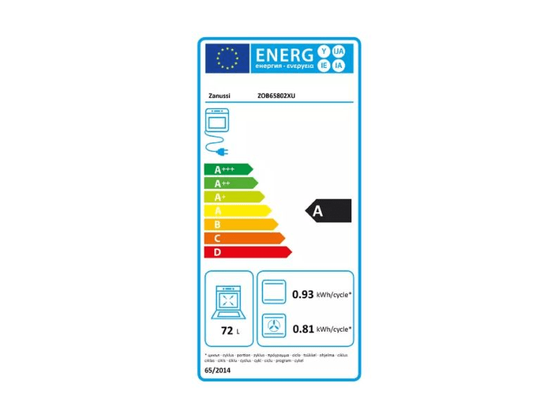 Zanussi ZOB65802XU Beépíthető sütő gőzfunkcióval