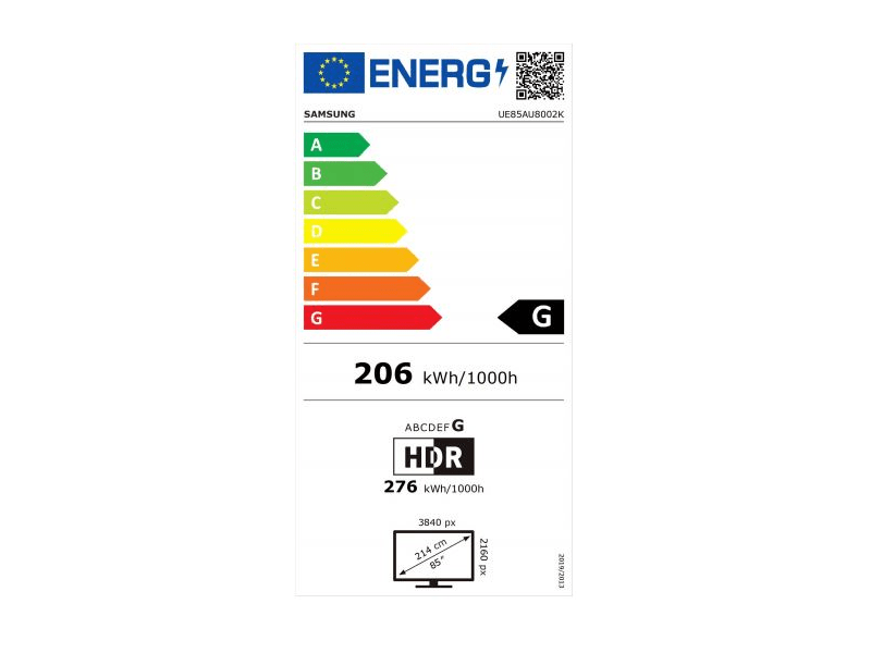 Samsung UE85AU8002KXXH 85