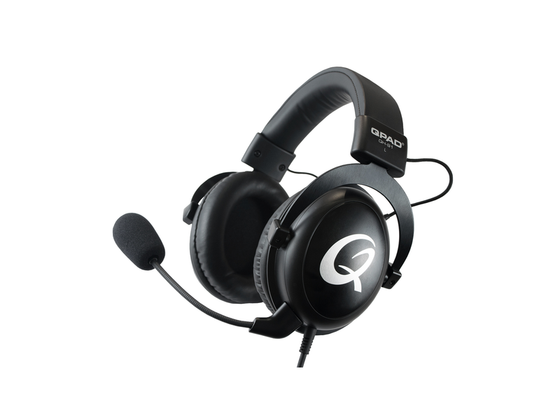 Qpad QH91 Gamer Fejhallgató, Fekete