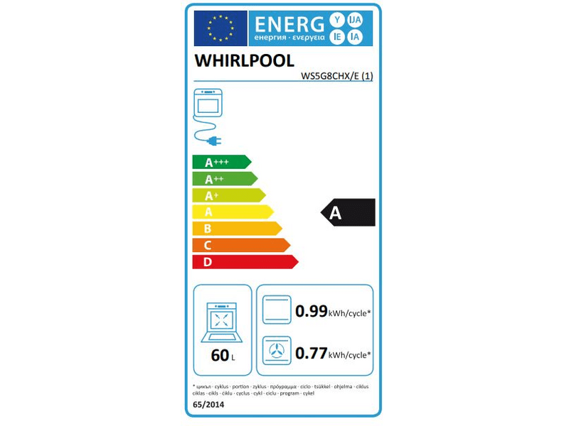 Whirlpool WS5G8CHX/EU