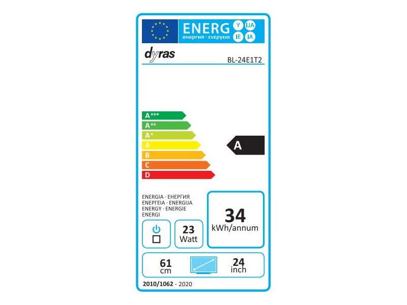 Dyras BL-24E1T2 HD Ready LED Tv