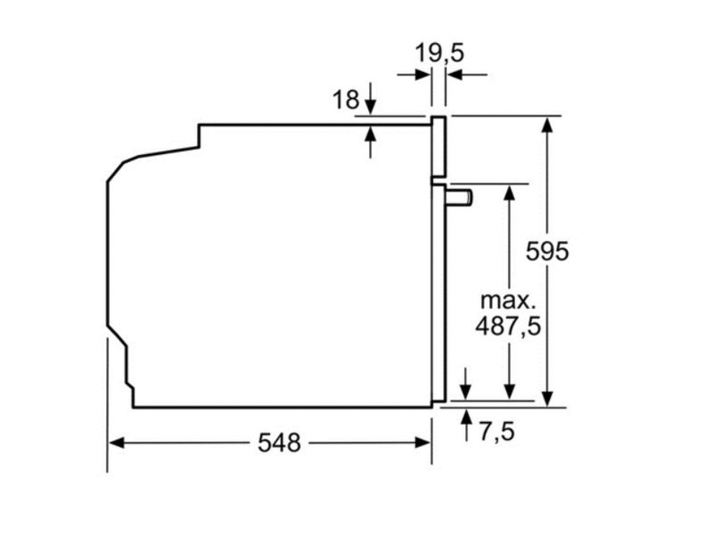 Bosch HMG6764S1 Beépíthető sütő