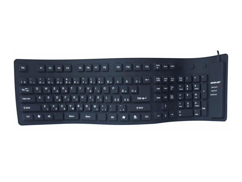 Silverline SK101 Szilikon billentyűzet, HU