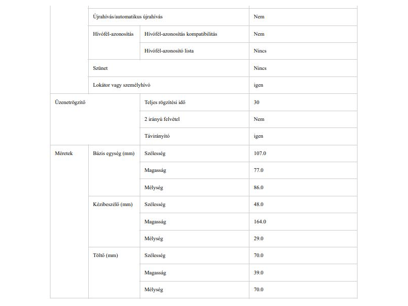 Panasonic TG6821 DECT telefon, crna/srebrna