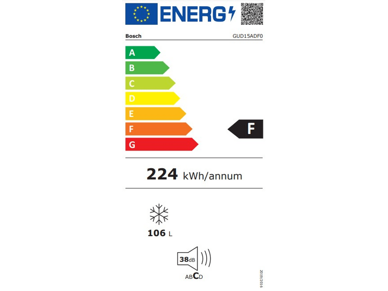 Bosch GUD15ADF0 Aláépíthető fagyasztószekrény