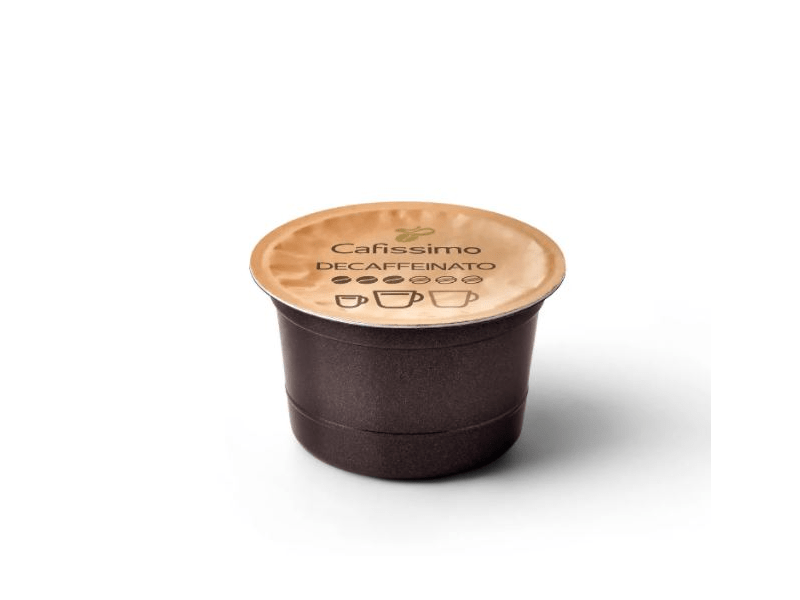 Tchibo Cafissimo Caffè Crema Decaff Koffeinmentes kávékapszula, 10 db