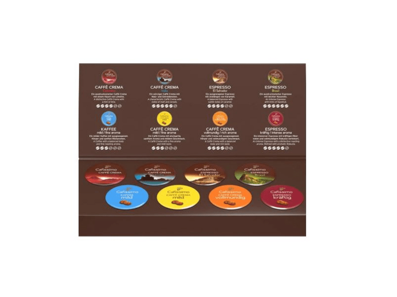 Tchibo Cafissimo Caffe Collection- 8 db kapszula válogatás