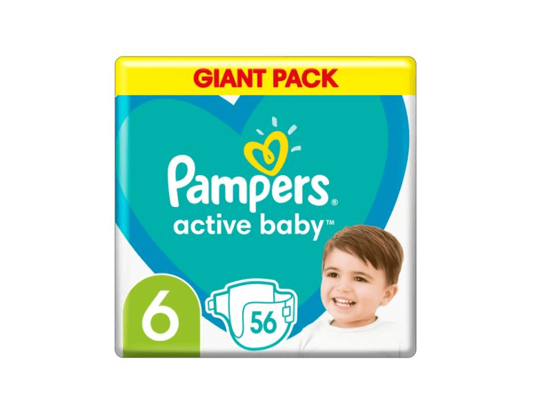 Pampers Active Baby Giamt Pack pelene vel.6 56 kom