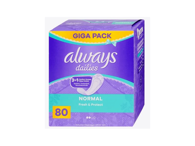 Always Tisztasági betét, Normal, 80 db