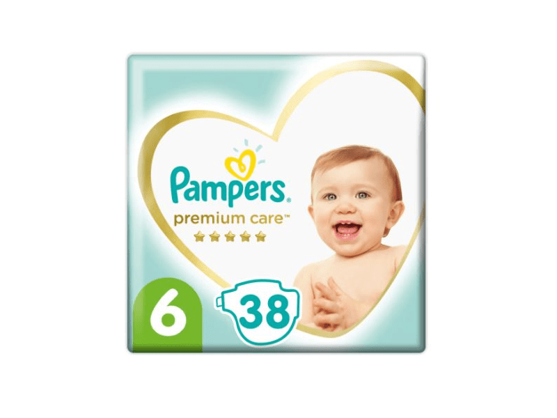 Pampers Premium Care Pelenka 38 db, 6 - os méret