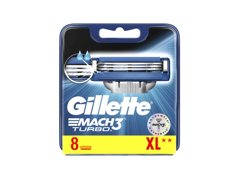 Gillette Borotvabetét Mach3 Turbo, 8 db
