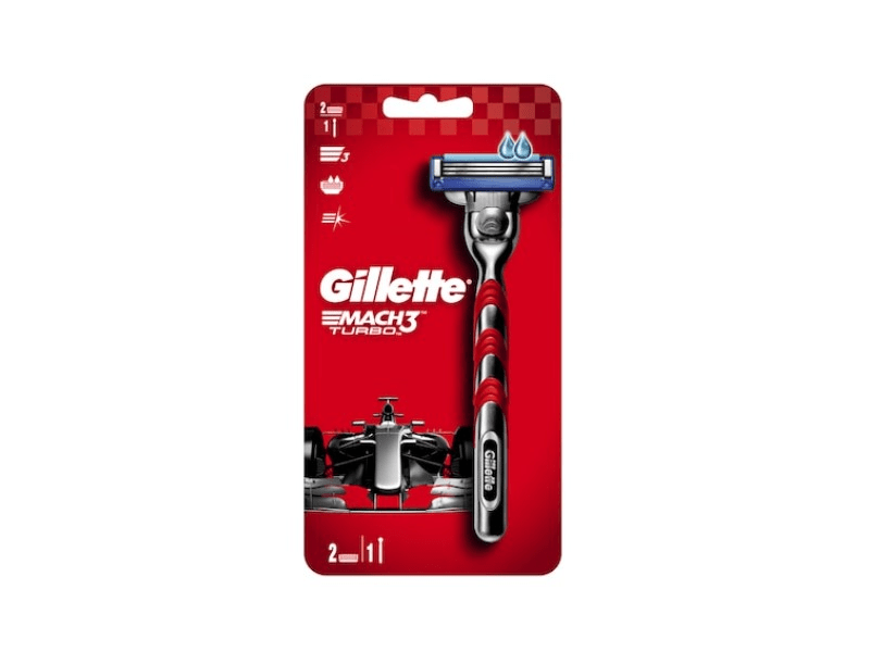 Gillette Mach3t+Mach3 Turbo borotva + 1 betét