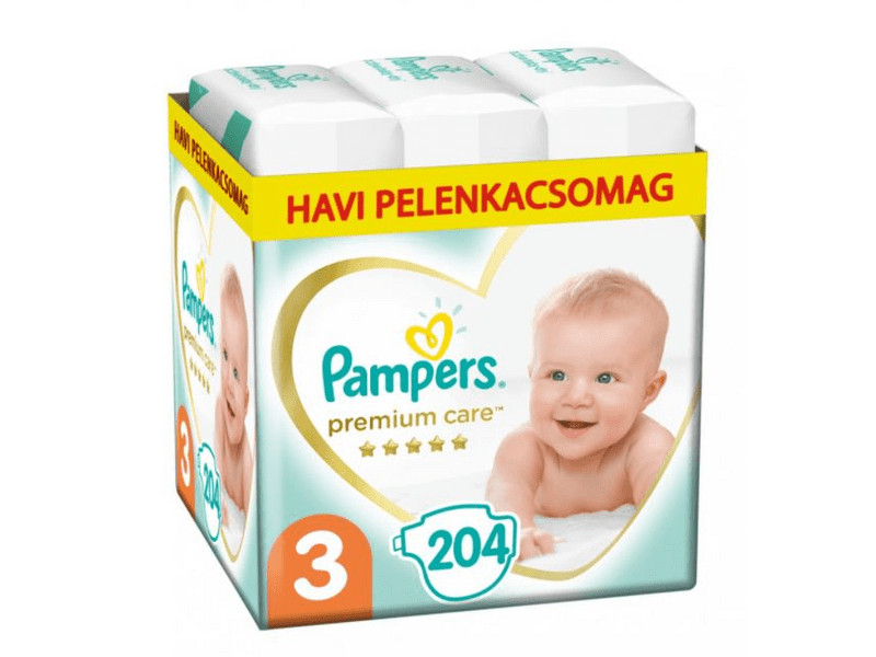Pampers Premium Care pelenka 204 db, 3 - as méret