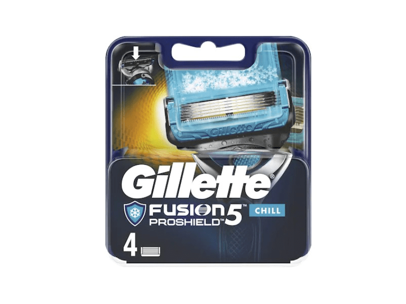 Gillette fusion proshield chill borotvabetét, 4 db