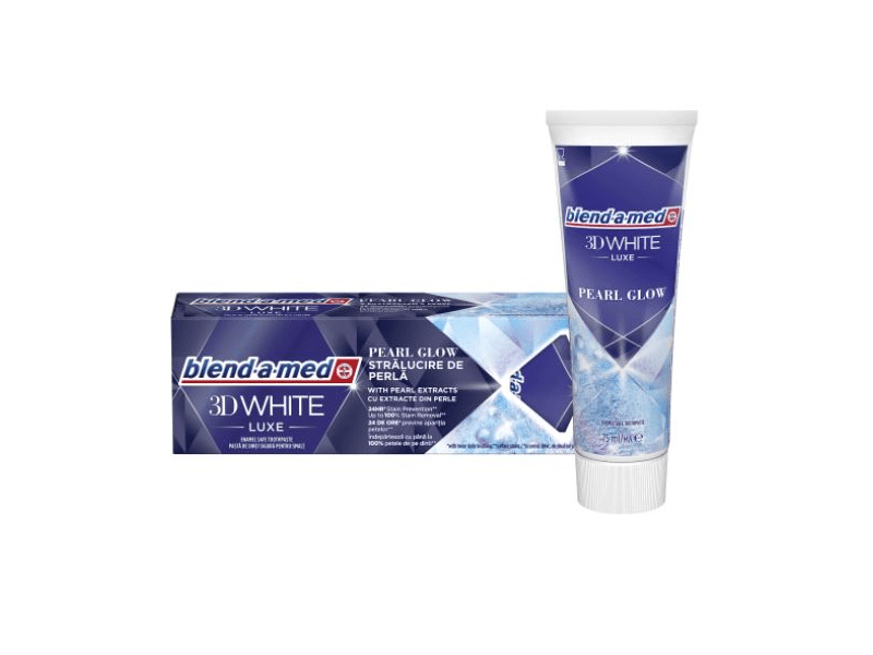 Blend-a-Med 3D White Luxe with Pearl fogkrém, 75 ml