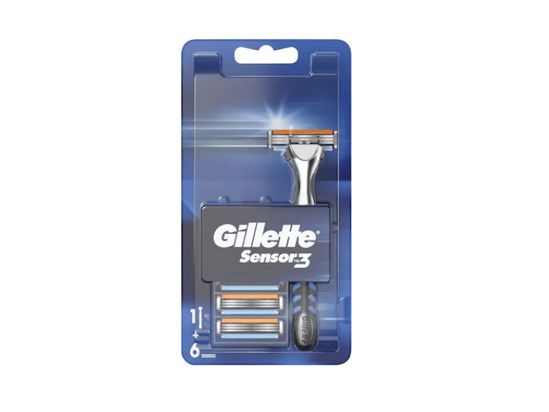 Gillette Sensor3 Borotva + 5 db Betét