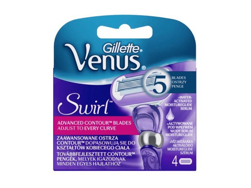 Venus Swirl borotvabetét, 4 db