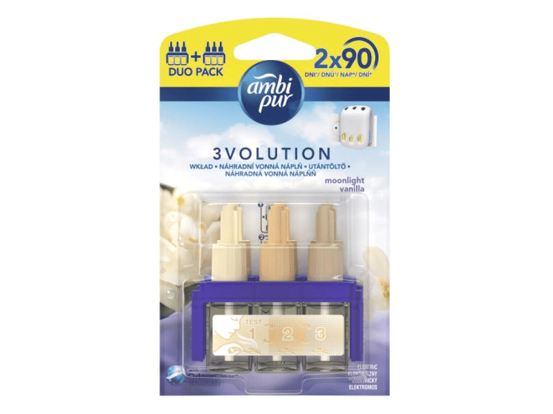 Ambi Pur 3volution Légfrissítő utántöltő DUO, 2 x 20 ml, Moonlight vanilla
