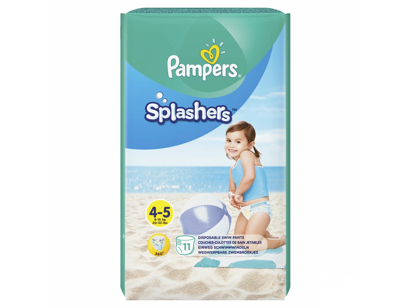 Pampers Splashers úszópelenka 4-5, 11 db