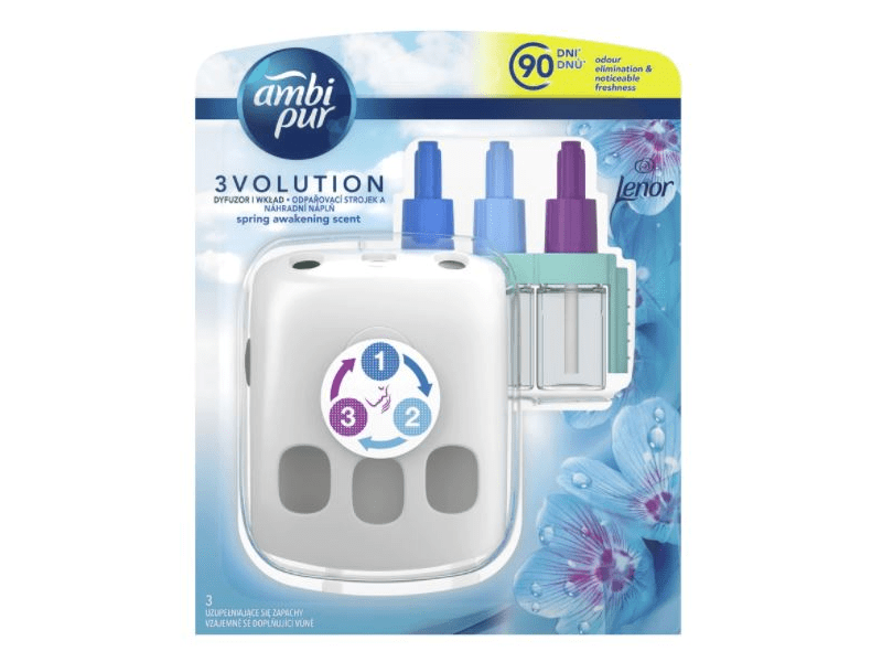 Ambi Pur 3volution alapcsomag, 20 ml, Lenor Spring