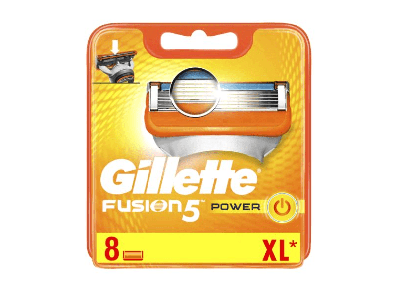Gillette Fusion5 Power Pótfej Férfi Borotvához, 8 db