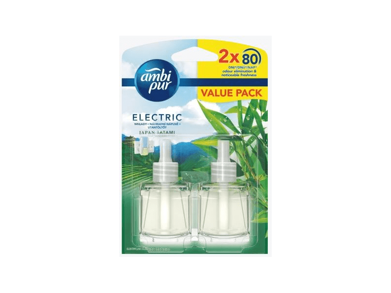Ambi Pur Elektromos légfrissítő utántöltő DUO, 2 x 20 ml, Japan Tatami