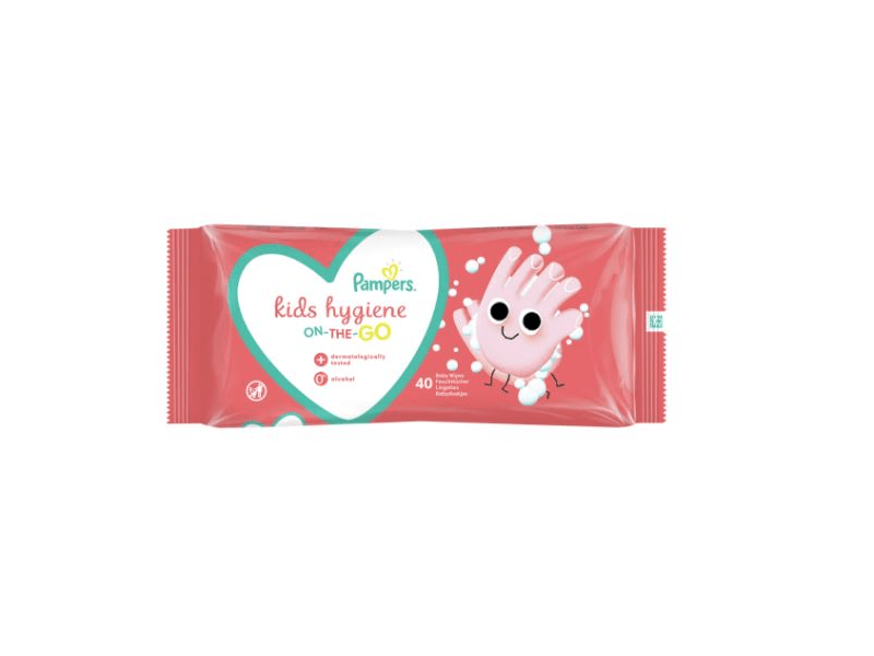 Pampers Kids Hygiene Törlőkendő, 40 db