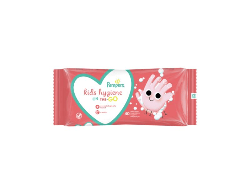 Pampers Kids Hygiene Törlőkendő, 9 x 40 db