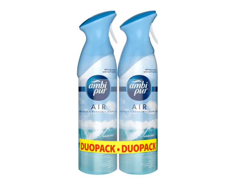 Ambi Pur Légfrissítő spray, 2 x 300 ml, Ocean Mist