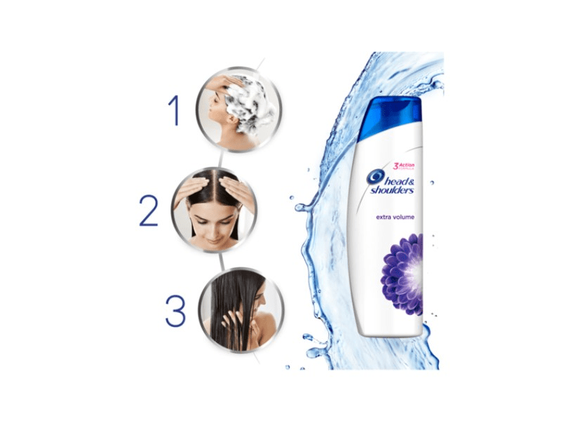 Head & Shoulders Extra Volume sampon, 400 ml