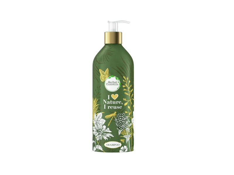 Herbal Essences Repair sampon utántölthető aluminium üvegben, 430ml