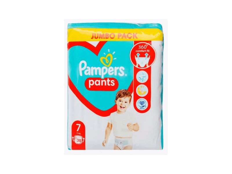 Pampers Jumbo Pack Pelene, 17+ kg, 38 kom