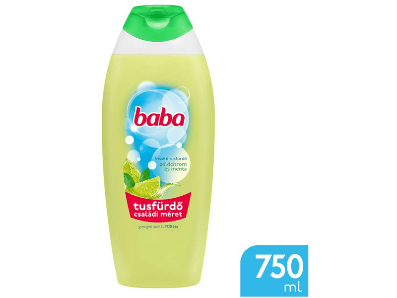 BABA Tusfürdő Zöldcitrom, 750ml