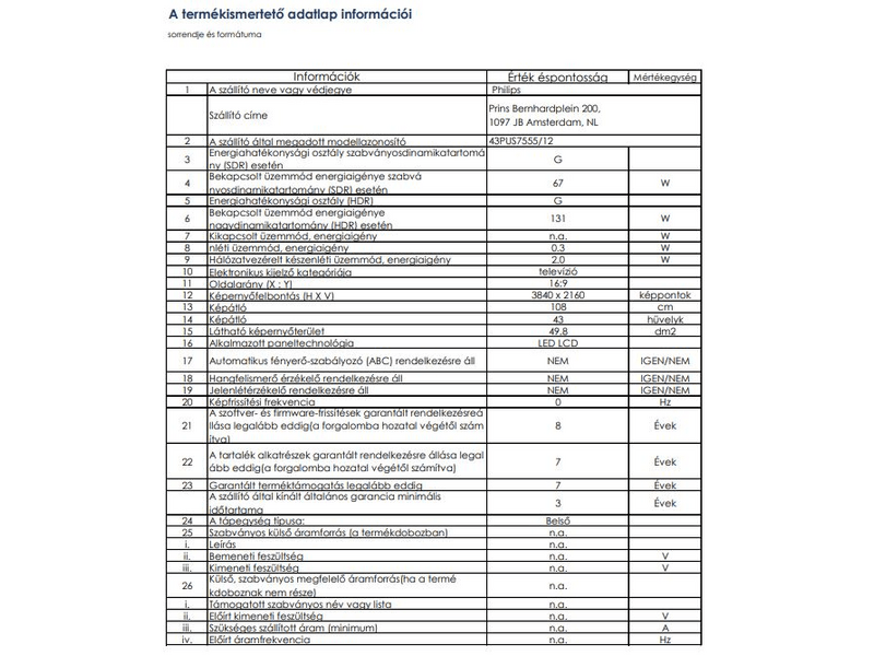 Philips 43PUS7555/12 4K UHD LED Smart TV