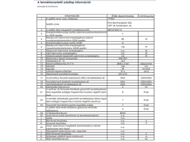Philips 58PUS7505/12 4K Ultra HD LED Smart Tv