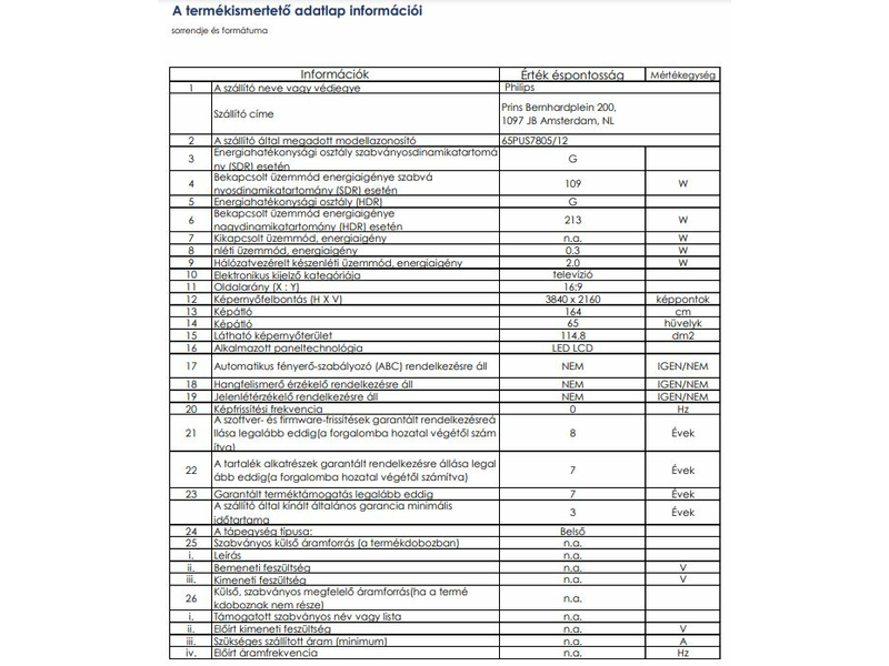 Philips 65PUS7805/12 4K Ultra HD LED Smart Tv