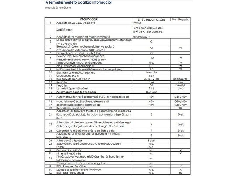 Philips 58PUS8505/12 4K Ultra HD LED Smart tv
