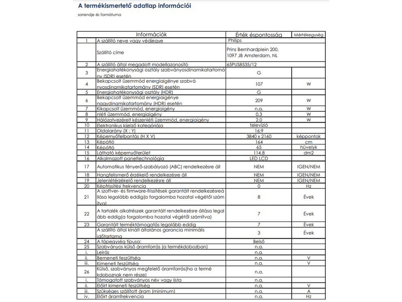 Philips 65PUS8535/12 4K Ultra HD LED Smart Tv