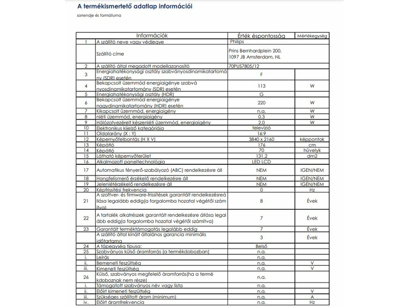 Philips 70PUS7805/12 4K Ultra HD LED Smart Tv