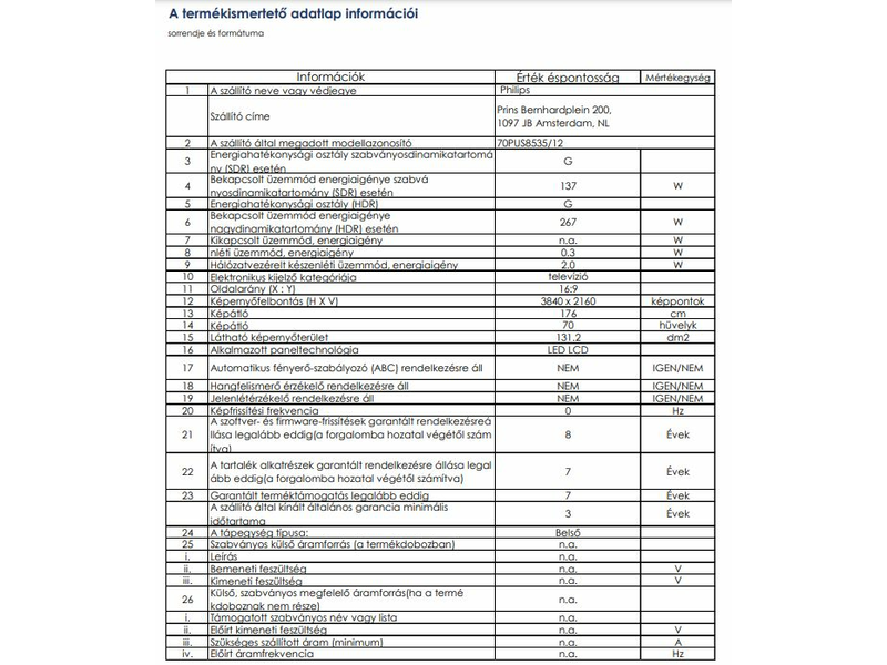 Philips 70PUS8535/12 4K Ultra HD LED Smart Tv