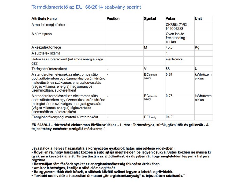 AEG CKB56470BX PlusSteam kombinált tűzhely gőzfunkcióval, AirFry