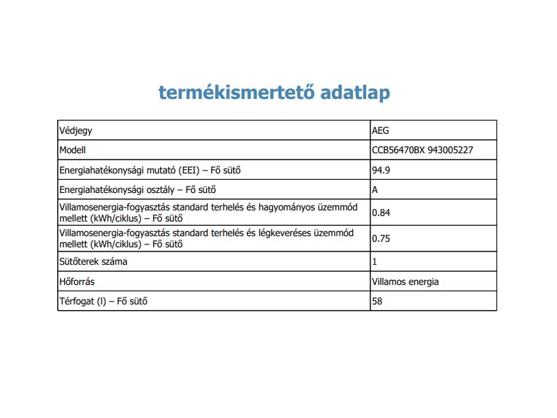 AEG CCB56470BX PlusSteam kerámialapos tűzhely gőzfunkcióval, AirFry